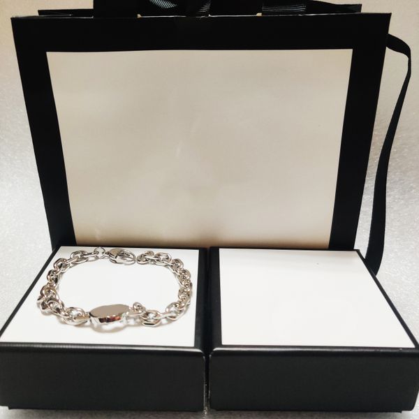 

luxury designer bracelet gift hip hop bracelets fashion chain supply, Golden;silver