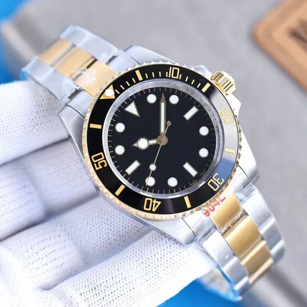 

designer wristwatch fashion luxury mens watch movement watches stainless steelr automatic mechanical for men classic waterproof gold sports, Slivery;brown