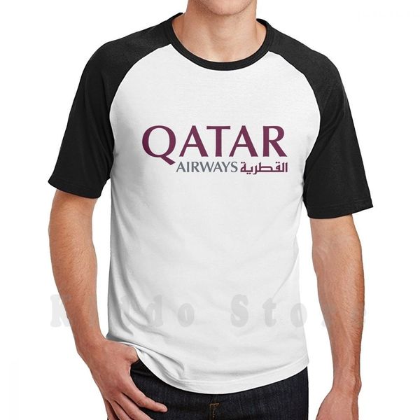 

outdoor shirts qatar airways t shirt cotton men diy print cool tee qatar airways emirates etihad american united british boeing airbus jet 2, Gray;blue