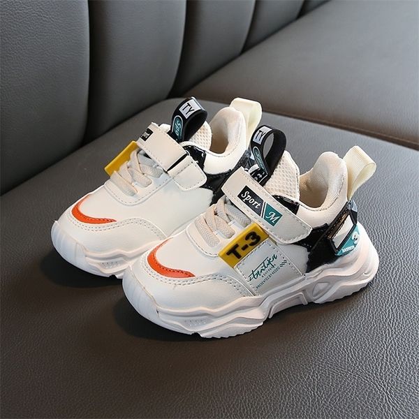 

sneakers artificial leather comfortable fashion baby shoes autumn winter boys and girls sports toddler for 220924, Black;red