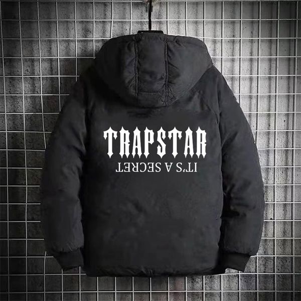 

mens down parkas limited trapstar down jacket mens clothing xs4xl men woman fashion coat men cotton brand 220927, Black