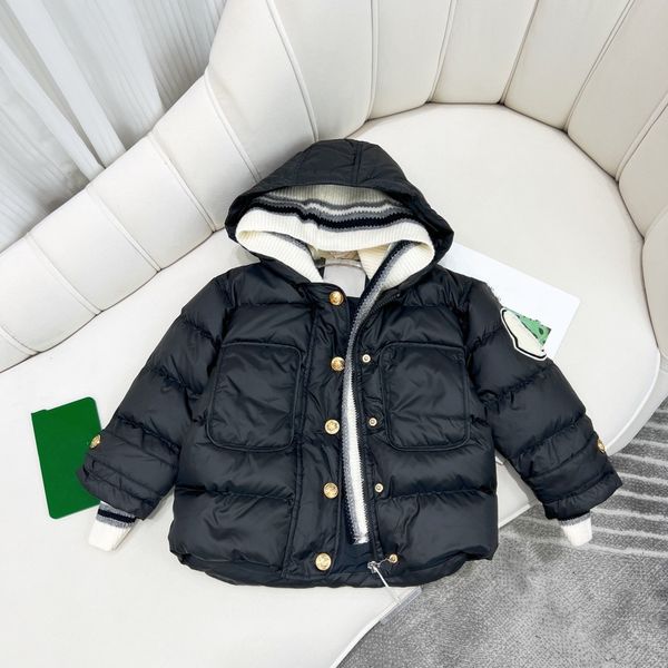

baby clothes kids designer down coat kid clothe hooded coats 2022 thick warm outwear girl boy girls designers outerwear jackets, Blue;gray