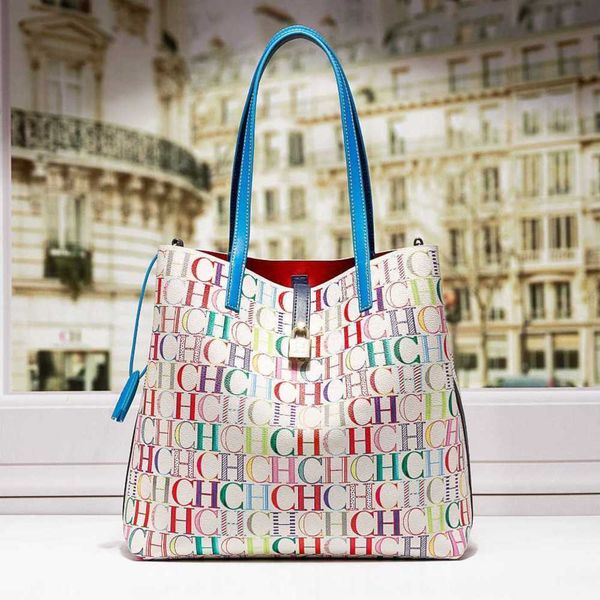 

shopping bags totes shopping bags color women's shopping bag hand held one shoulder large capacity storage leather metal buckle 220927