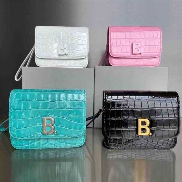 

designer balencaigass handbags fashion bags single high version should net red home hourglass bag women's crocodile tofu