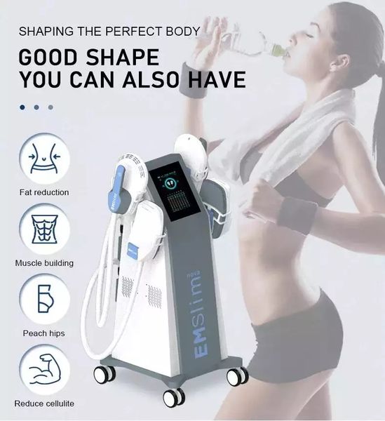 

high intensity electromagnetic training muscle slimming machine ems muscles stimulator emslim nova 4 handles body sculpting equipment for fa