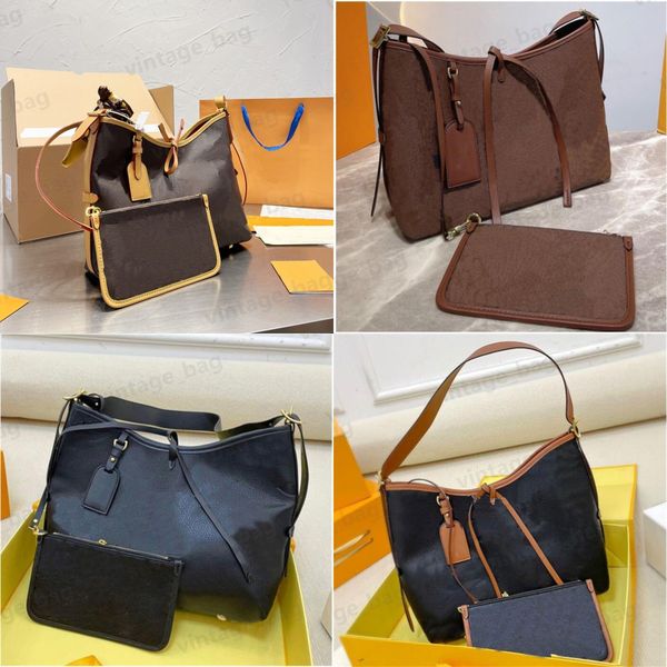 

luxury carryall pm mm mummy bag ladies vintage monograms canvas clutch embossed trim purse 2set mini pouch shopping handbag shoulder cross b