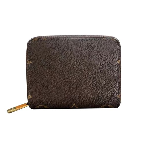 

designers wallets women's and men's fashion leather purses short wallet for men monograms classic zipper pocket pallas bag zip hol, Red;black