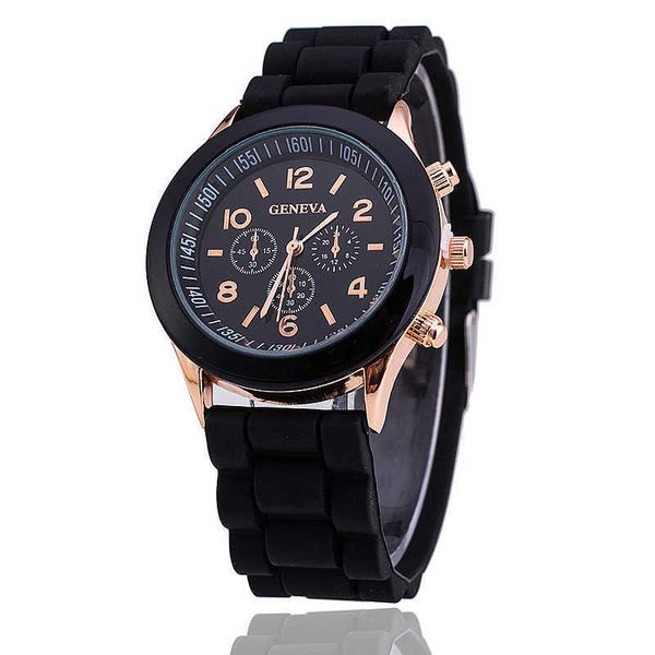 

women's watches silikon merek geneva penjualan terbaik 2019 quartz gaun modis jam tangan wanita montre 0926, Slivery;golden