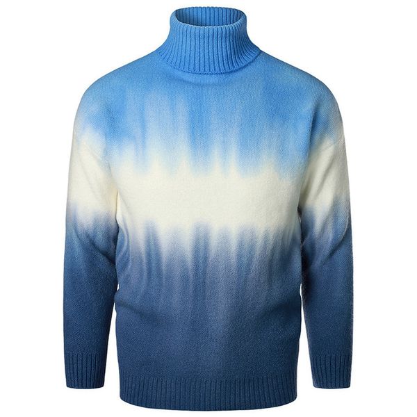 

men's sweaters fashion knit sweater comfortable turnable turtleneck casual 220927, White;black