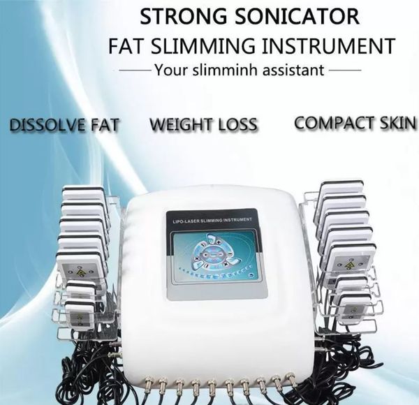 

slimming machine professional dual wavelength diode lipo laser 650nm 635nm lipolaser 10 4 laser pads burn fat body shaping beauty salon equi