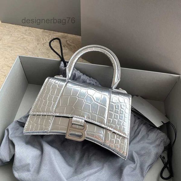 

hourglass home 2022 bag designer b crocodile bags leather bbalencaig'as women's single shoulder diagonal hand rtio
