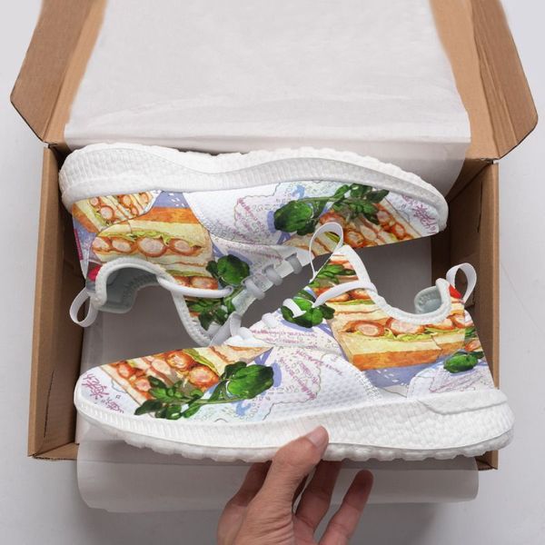 

custom shoes diy running shoes accept customization triple white uv printing breathable mens womens sports sneakers low cut