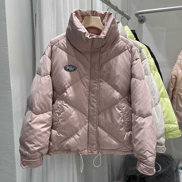 

women's down & parkas beibei's bread coat down jacket women's short stand collar autumn winter version loose thick, Black