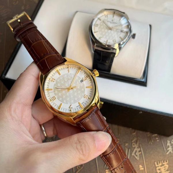 

luxury automatic mechanical watches men's designer watch 41mm classic water resistant luminous sapphire calendar transparent back cover, Slivery;brown