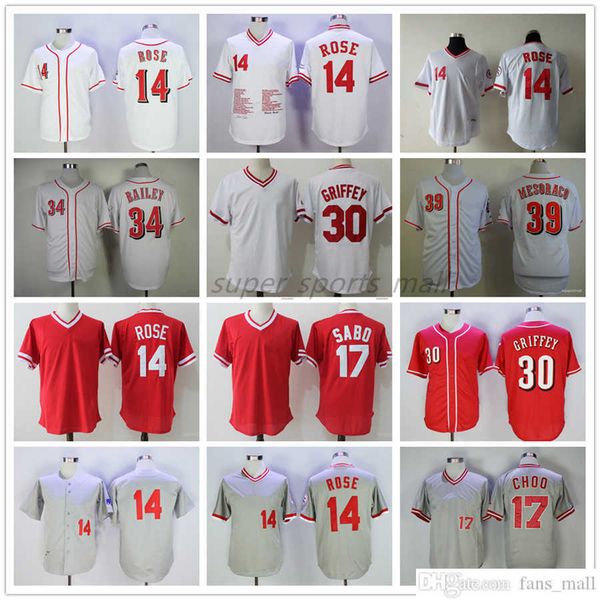 

mitchell and ness baseball jersey vintage 14 pete rose 17 chris sabo 30 ken griffey jr. 34 homer bailey 39 devin mesoraco jerseys 1969 1976, Blue;black