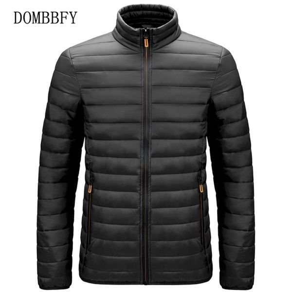 

mens down parkas winter down jacket men autumn casual down parkas coat men thick warm snow parka jacket outdoor overcoat windbreaker warm pa, Black