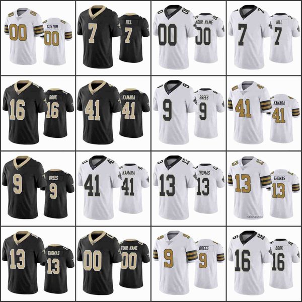 

jersey men new orleans''saints''women youth #16 ian book 9 drew brees 41 alvin kamara 13 michael thomas custom limited&#, Black