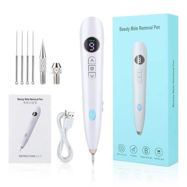 

face care devices 9 mode lcd plasma pen laser tattoo mole removal pen skin care tools tag removal freckle wart dark spot remover beauty care