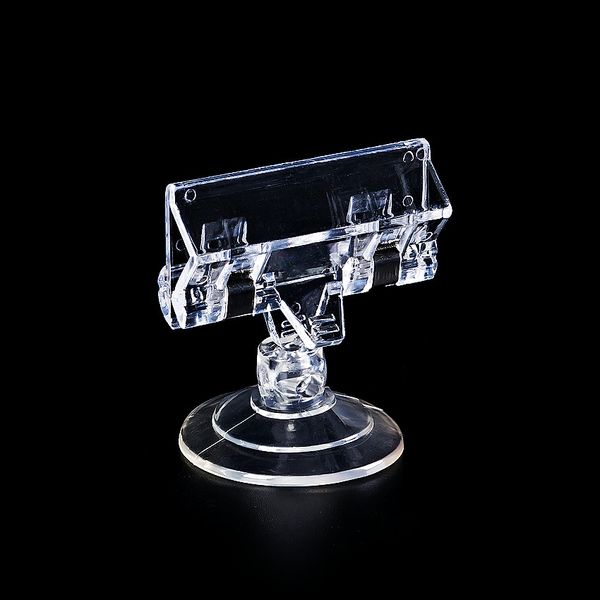 

retail supplies pop suction sucher cup clear sign display promotion price tag clips holders strong suck ability 30pcs