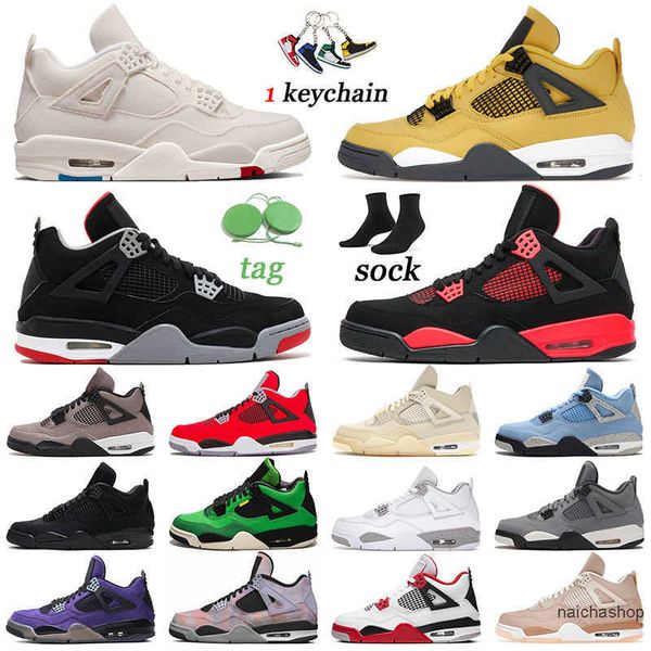 

jumpman basketball shoes 4 4s sports trainers canvas zen master women men white oreo fire red thunder university blue black cat jordens jord