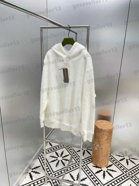 

womens hoodie luxury classic printed fabric hooded sweatshirts cotton terry loose all-match autumn and winter hoodie jumper designer women c, Black