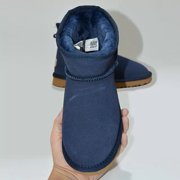 

women snow boots triple black chestnut purple pink navy grey fashion classic over the knee ankle short boot womens ladies keep warm designer