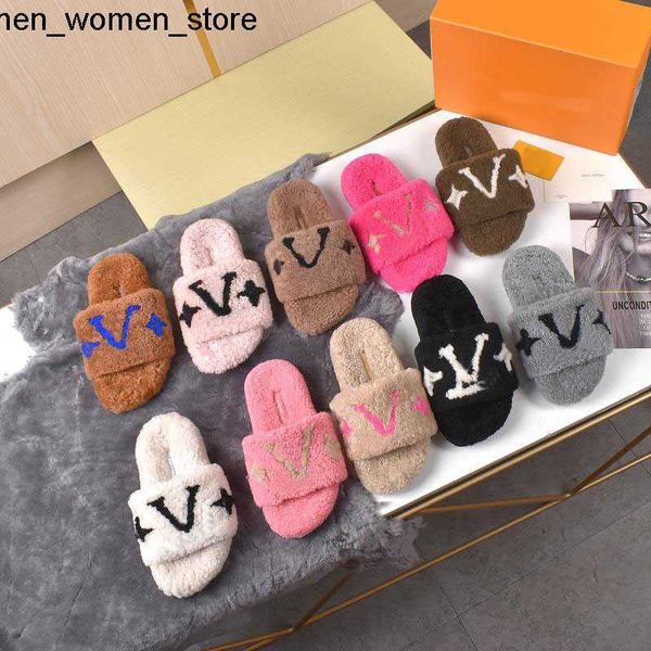 

sandals paseo flat comfort mule luxury designer women indoor outdoor slides wool rubber slippers, Black