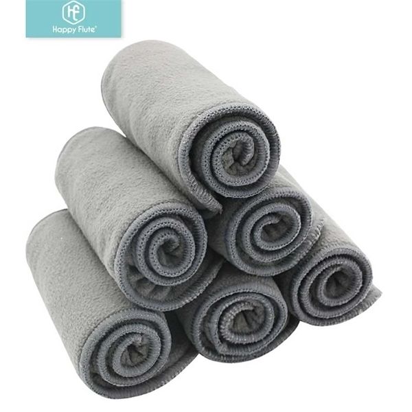 

cloth diapers happy flute baby nappies bamboo charcoal liner nappy diaper insert for baby cloth diaper nappy washable 4 layers 220927