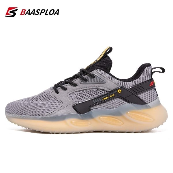 

height increasing shoes baasploa fashion casual walking for men men's designer mesh lightweight sneakers lace-up male outdoor sports sh, Black;white