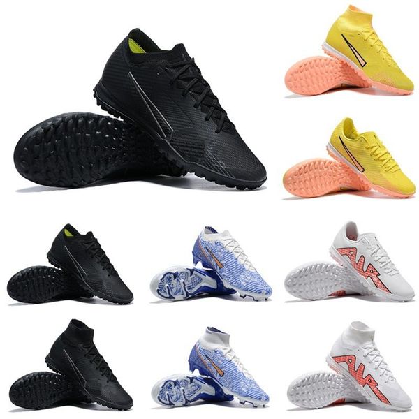 

mercurial vapores xv 15 elite fg soccer shoes outdoor cleats football training sneakers zoom shoe, Black