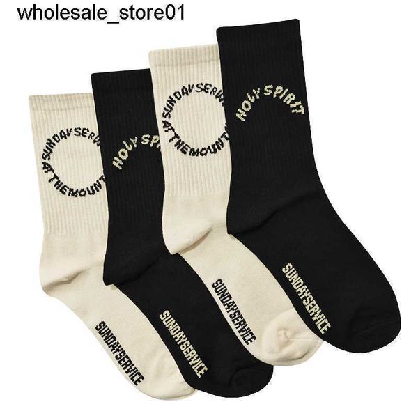 

new men's socks designer limited four seasons sports socks fashion brand socks for men women, Black