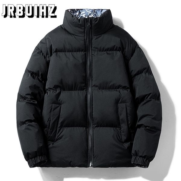 

mens down parkas korean fashion solid colors bubble men coat winter jacket hipster zipper parkas harajuku khaki black puffer jackets 5xl par