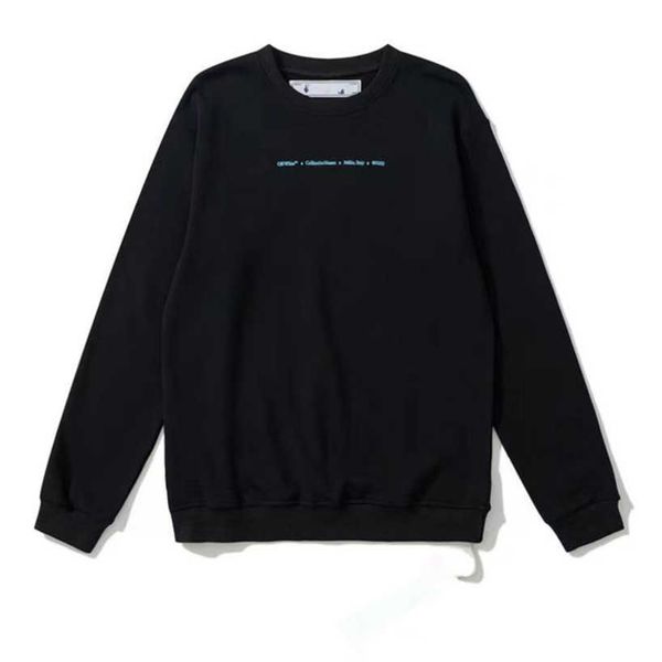 

men's hoodies women's luxury classic pullover jackets sweatshirts offs brand women sweater men arrow cross letter print black whi