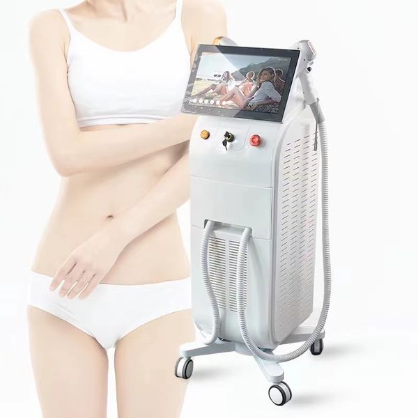 

sale vertical 808nm laser diode permanent hair removal machine for salon use, Black