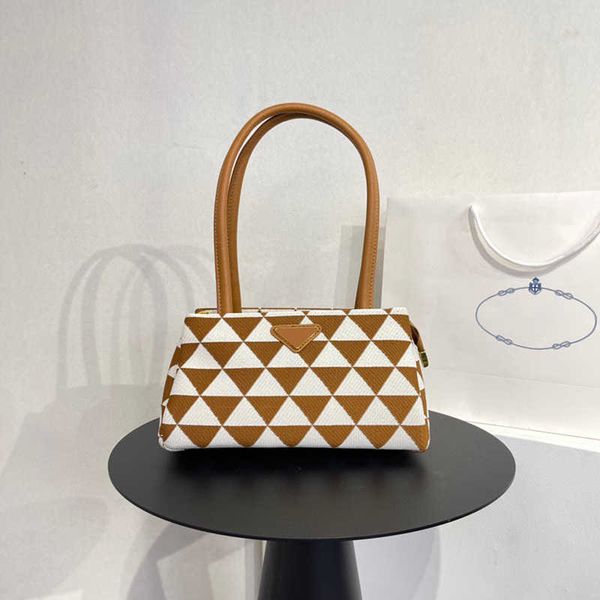 

totes pbag symbole galleri triangle designer bags 6 colors fabric embroidered tote bag women black cross leather shoulder handbag purses ep7