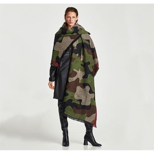 

scarves fashion cashmere women leopard scarf winter warm shawls and wraps bandana pashmina long tassel female foulard thick blanket 220927, Blue;gray