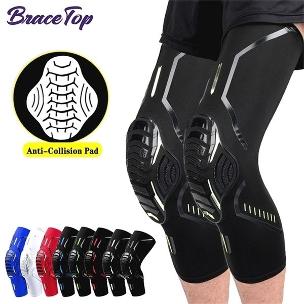 

elbow knee pads brace1pair pad bike cycling protection basketball sports leg covers anti-collision protector 220924, Black;gray