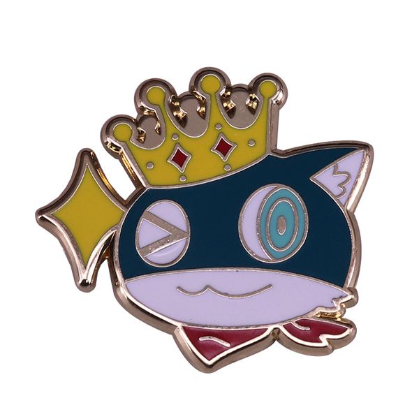 

other fashion accessories cute anime games figure hard enamel pins collect creativity metal cartoon brooch backpack collar lapel badges fash, Silver