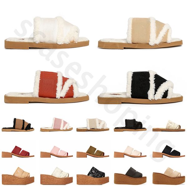 

ladies women designer ch rubber slippers luxury fashion womens casual mules loafers slides shoes triple black white navy blue pink khaki bro