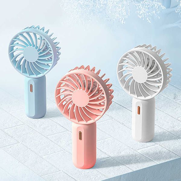 

electric fans mini fan usb rechargeable pocket fan small size handheld portable fans for child and lady three-speed brushless turbo air cool