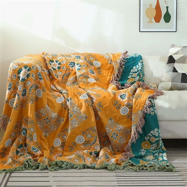 

blankets swaddling cotton gauze towel muslin throw blanket kids soft plaid for adults on the/bed/sofa/plane/travel bedspread bedsheet 220927