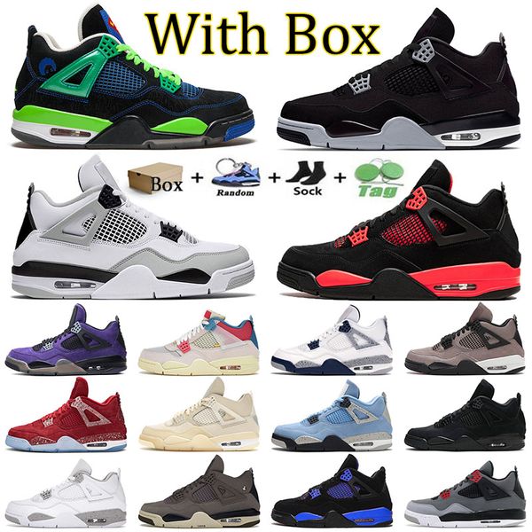 

designer 4 jumpman men women basketball shoes trainers 4s doernbecher violet ore fire red offs white oreo sneakers sports military black pur
