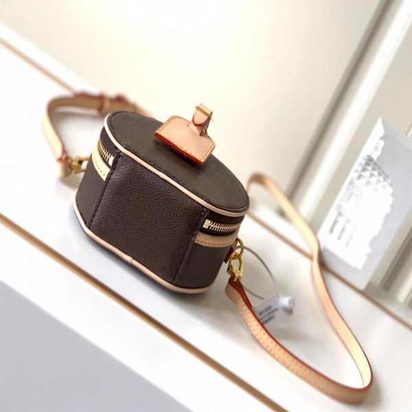 

petite boite chapeau boite mm pm handbag purse cowhide trim canvas hatbox designer shoulder bags crossbody messenger envelope bag 239i, Black;red