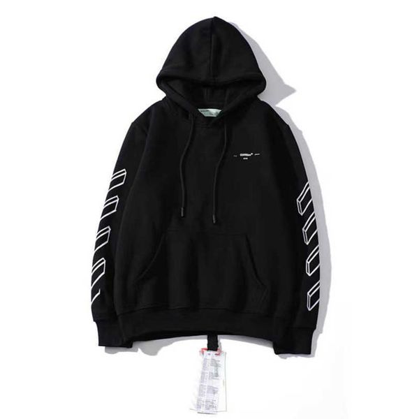 

luxury fashion men's jackets sweatshirts white pullover hoodies women black sweater men arrow cross letter print hoodie trend coat jac, Black;brown