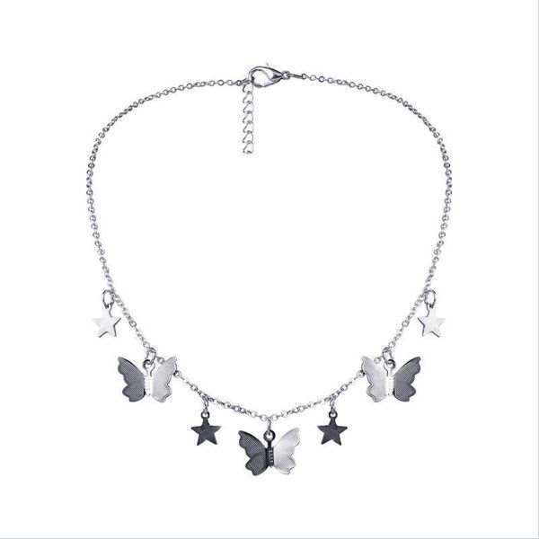 

chains chains womens large vintage golden jewelry necklace chain gift metallic necklaces pendants drop delivery 2021 jewelshops dhrt1, Silver