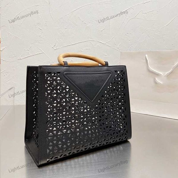 

tote bag cutout designer fashion leather wallet quality crossbody for women classic famous brand shopping purses 220302