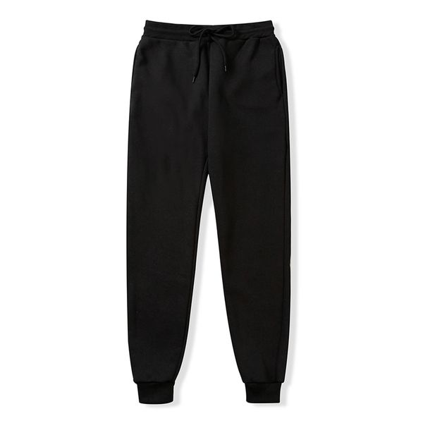 

men's pants 17 color autumn menwomen joggers brand male trousers casual sweatpants jogger fitness workout sweatpants 220924, Black