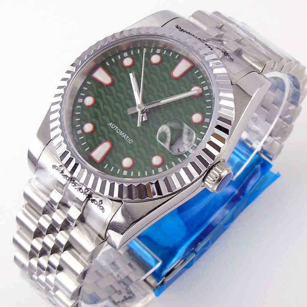 

superclone datejust date watch 36mm/39mm sterile dial sapphire glass fluted bezel jubilee date 21 jewels miyota 8215 automatic mens quality, Slivery;brown