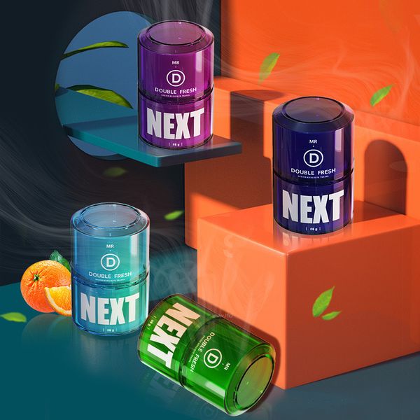 

fashion car air freshener double cup large capacity air outlet aromatherapy diffuser solid perfume diffusers