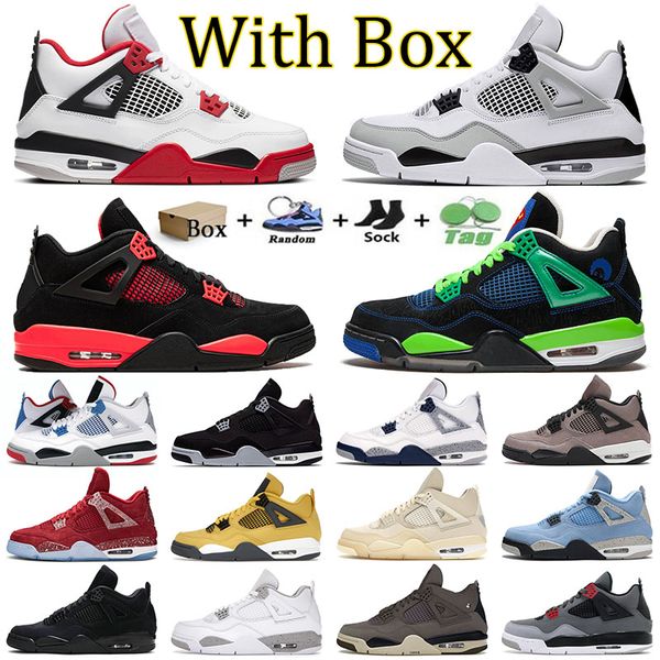

men trainers 4 jumpman j4 ale basketball shoes new bred doernbecher sports woman 4s offs white oreo red thunder violet ore sneakers military